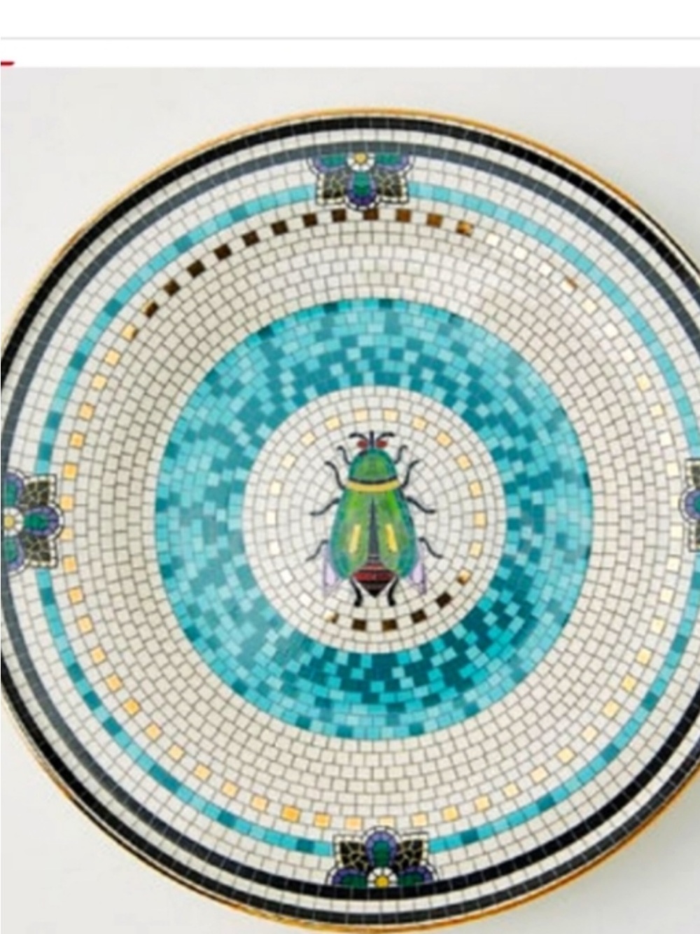Bistro Beetle Plate from Anthropologie NWT